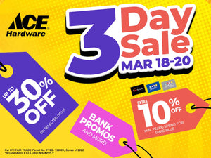 3-Day Sale March 18-20