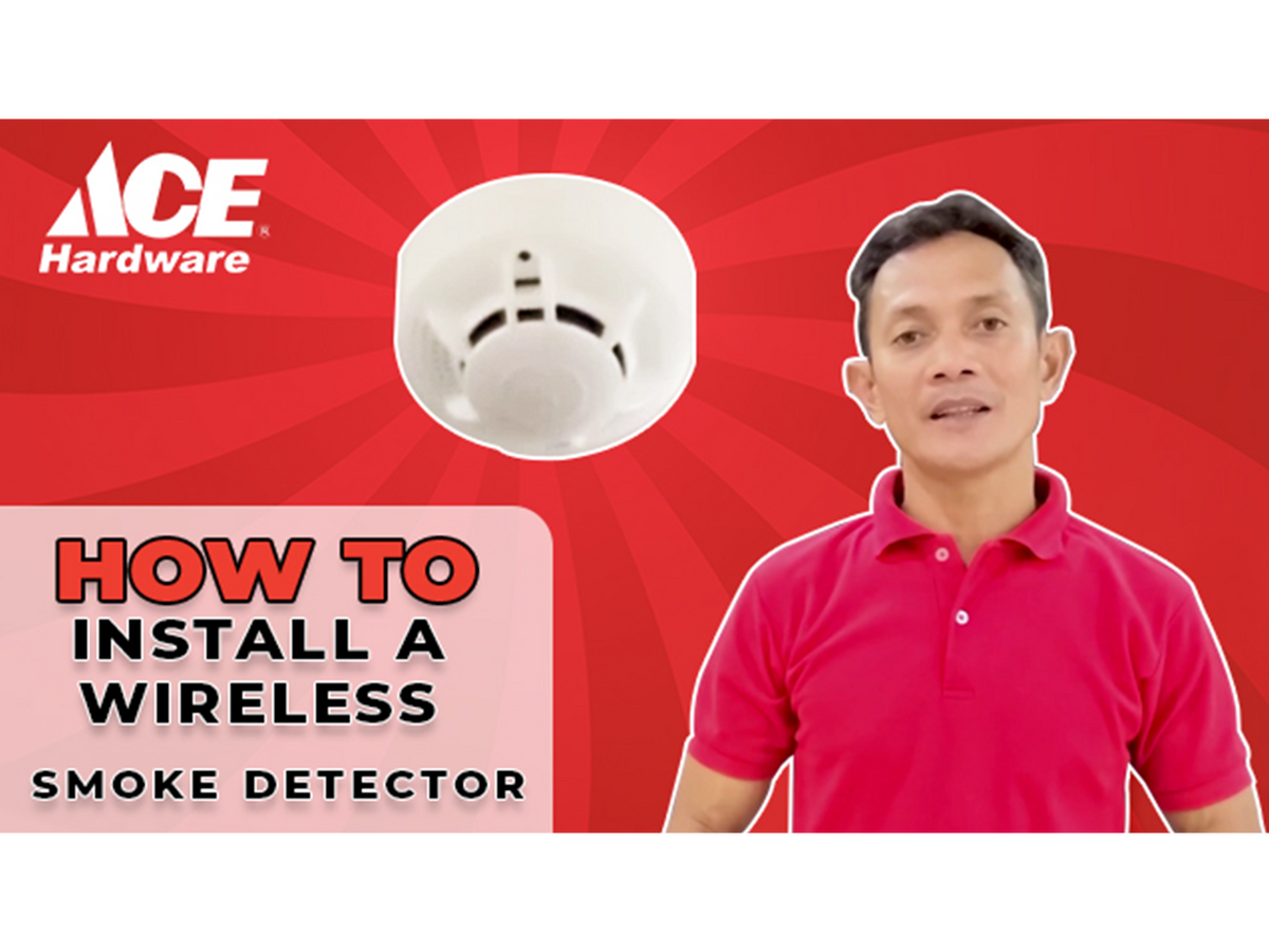 How to install a wireless smoke detector AHPI