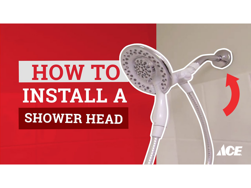 How to install a shower head