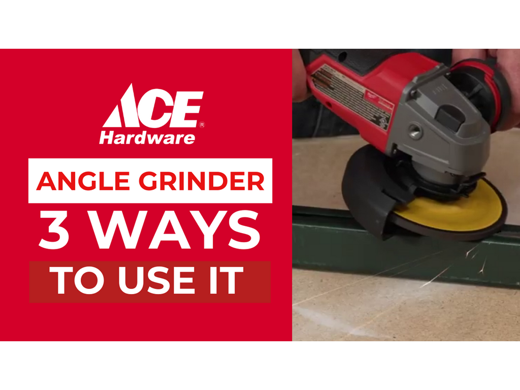 Angle grinder - 3 ways to use it