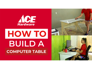 How to build a computer table