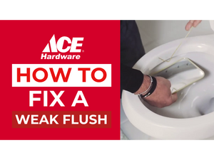 How to fix a weak flush