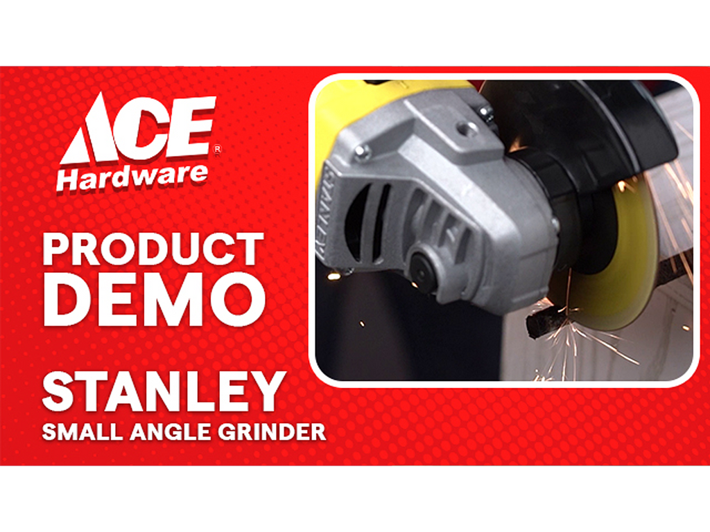 Product demo - Stanley small angle grinder