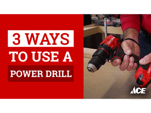 3 ways to use a power drill