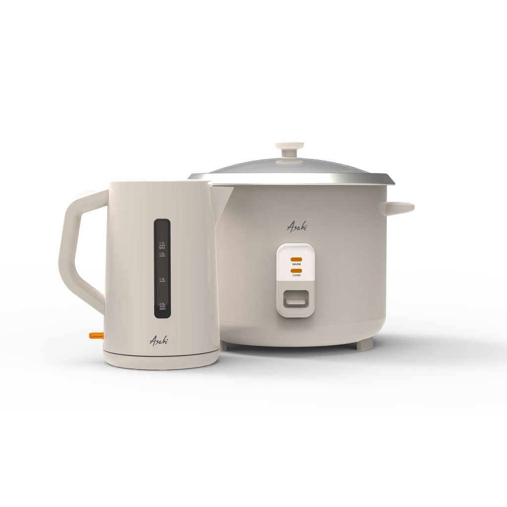 ASAHI Bundle Rice Cooker RC-7 and Electric Kettle EK-017