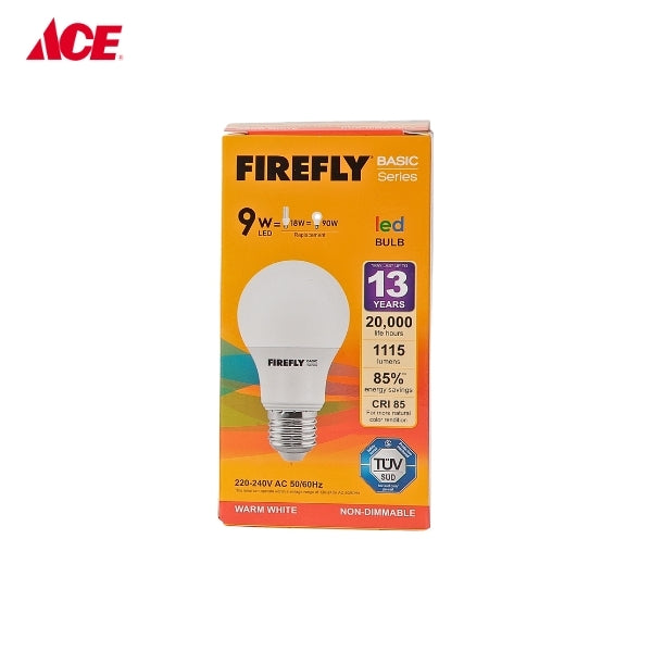 FIREFLY 9W LED Bulb - Warm White
