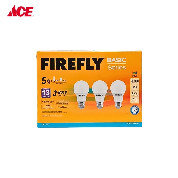 FIREFLY 5W 3-Led Bulb Value Pack - Daylight