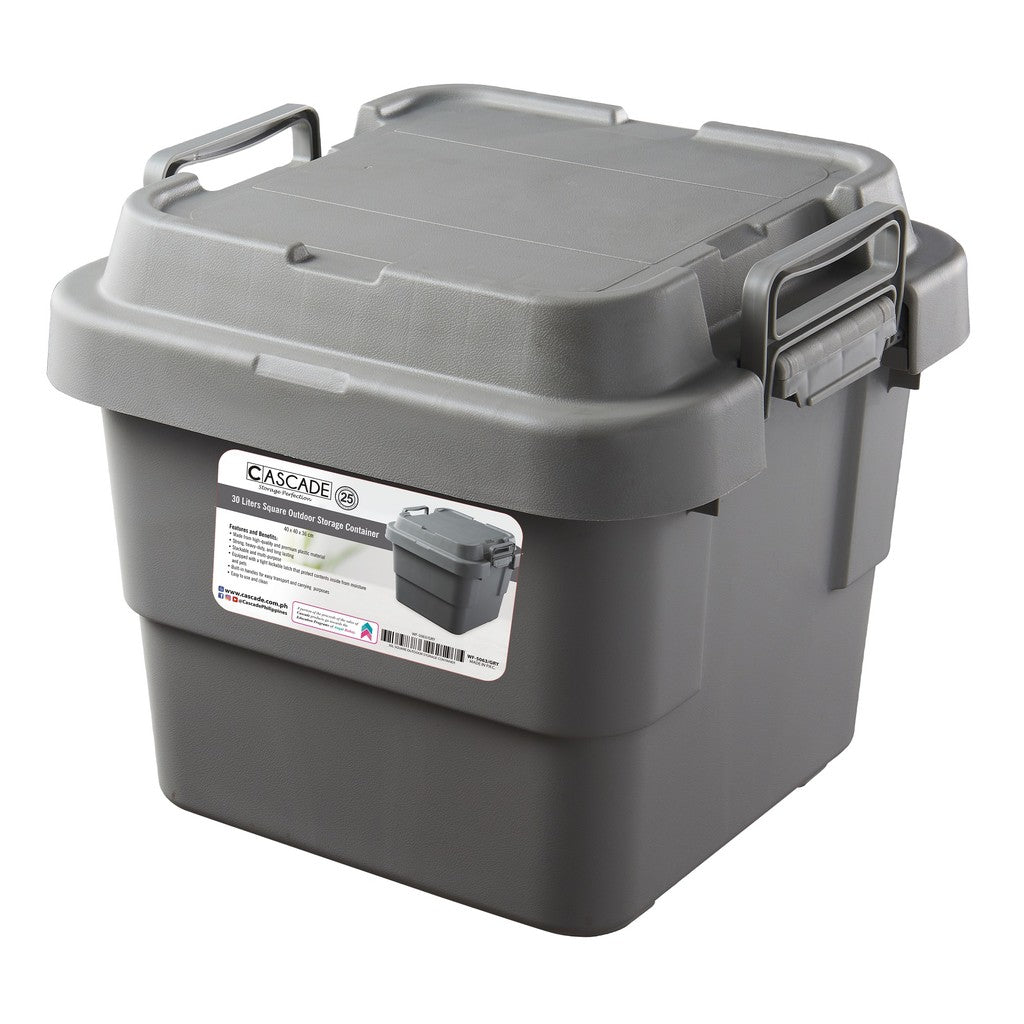 CASCADE 30L Storage Box Outdoor - Gray (WF5063)