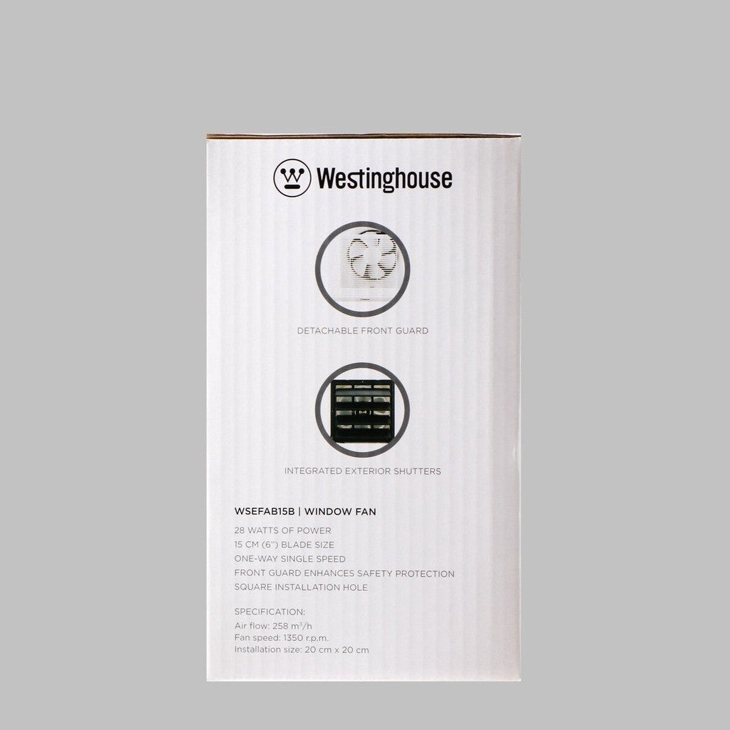 WESTINGHOUSE 6" Exhaust Fan with Grill - White (WHVFAZ6)