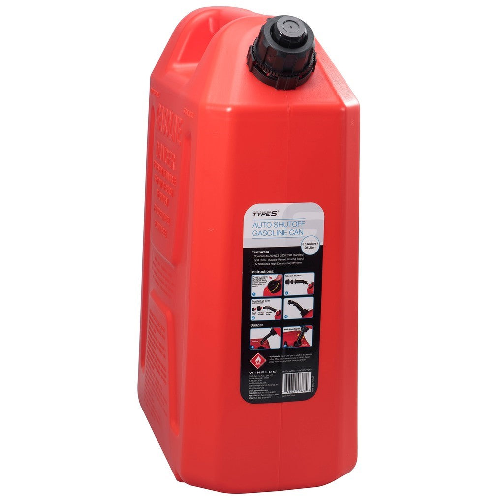 TYPE S Auto Shut-off Gasoline Can 20 Liters