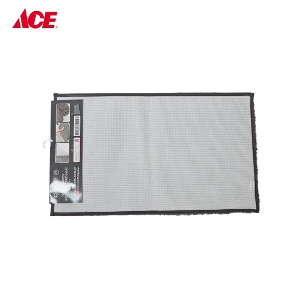 CASCADE 45x75cm Shaggy Absorbent Bath Mat - Gray (GS45X75D)
