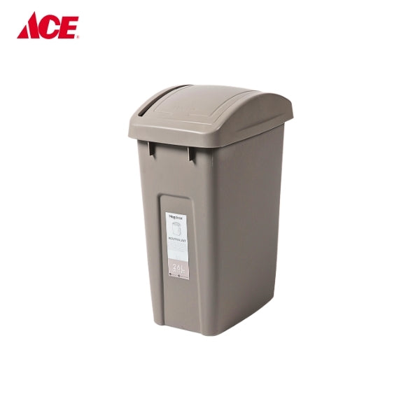 MEGABOX 26L Neutralist Swing Bin - Stone Gray (MG719)