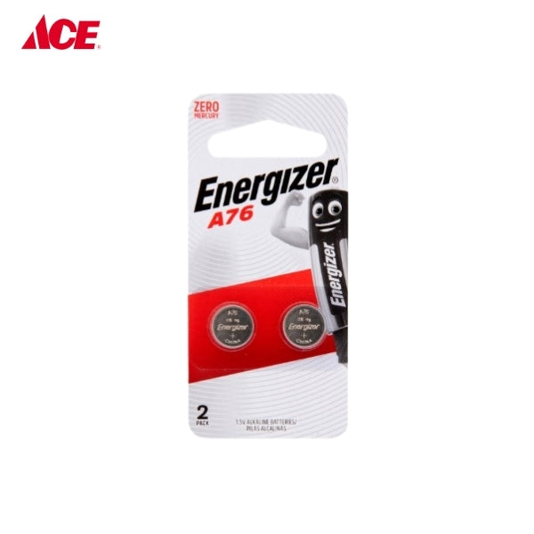 ENERGIZER Manganese Dioxide Battery Coin a76/LR44 - 2pc. (A76BP2)