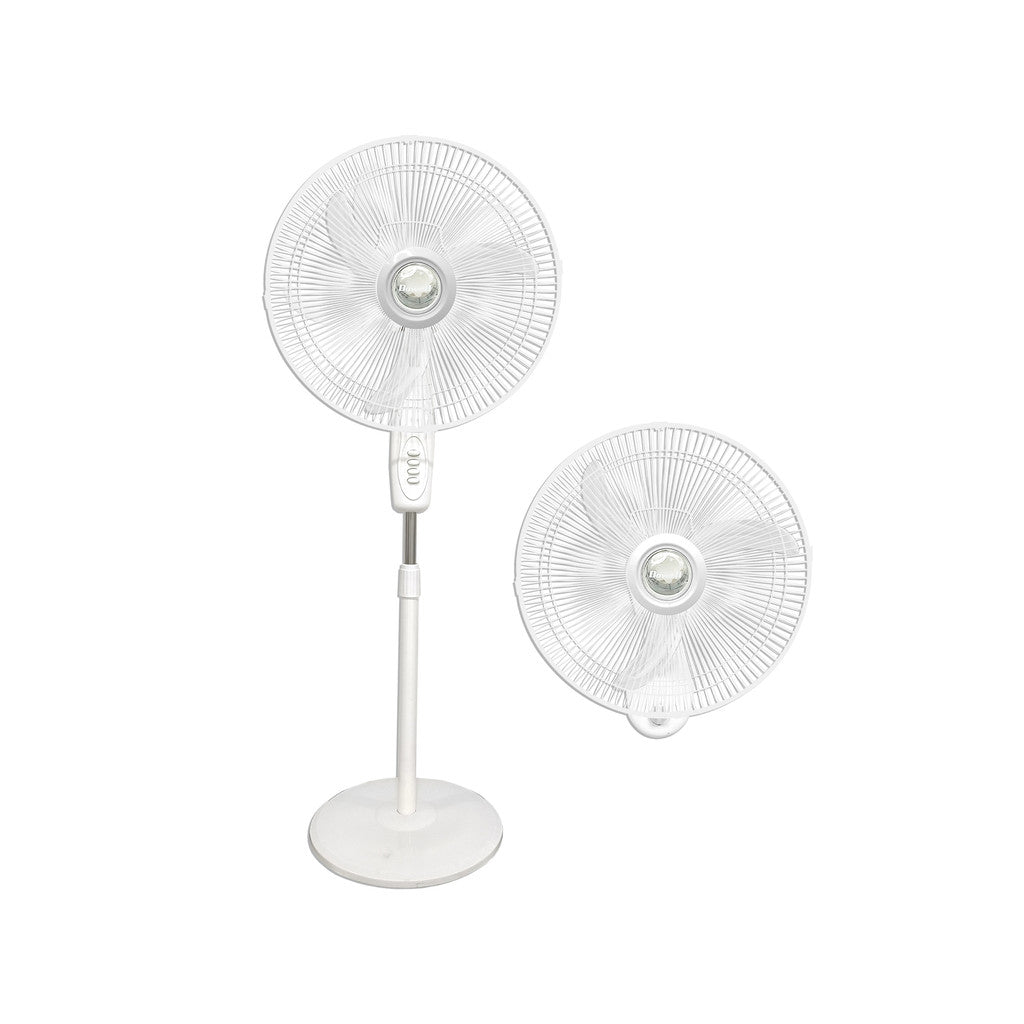 DOWELL 18" Stand Fan and 16" Wall Fan (STFB26-18A + DWFB26-18A) BUNDLE of 2