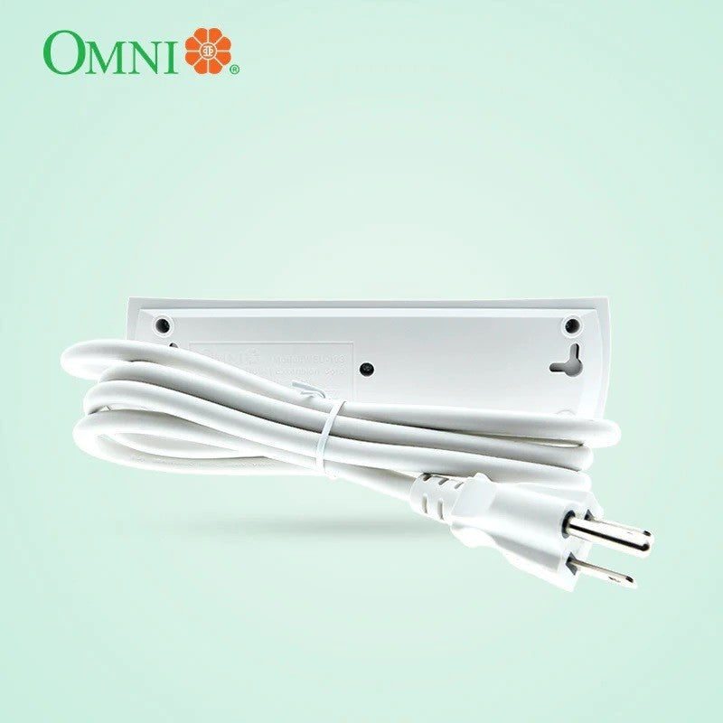 OMNI Universal Outlet Extension Cord 3Gang With Switch 10A WEU 103 PK
