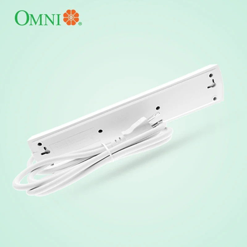 OMNI Universal Outlet Extension Cord 5Gang With Switch 10A WEU 105 PK