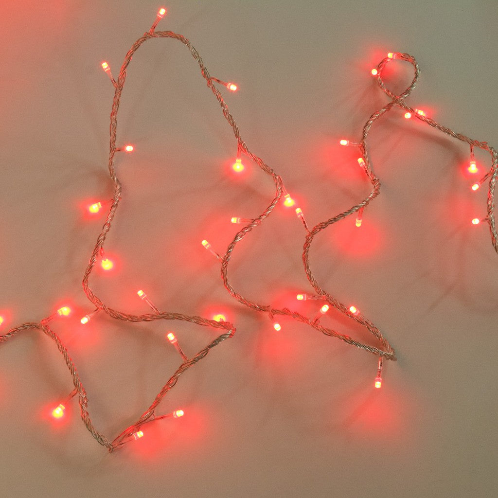 YULETIDE FANTASY 7m 100L LED Christmas Lights - Red