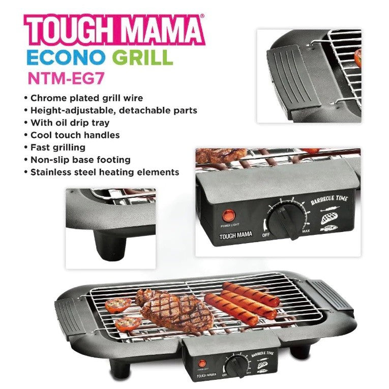 TOUGH MAMA Econo-Grill Electric Griller (NTM EG7)