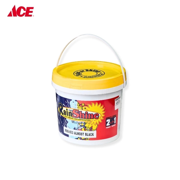 RAIN OR SHINE 4L Elastomeric Waterproofing - Almost Black (ROS-833)