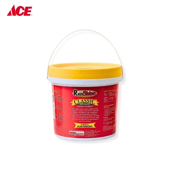 RAIN OR SHINE Semi-Gloss Paint - White (ROS-CL 100)
