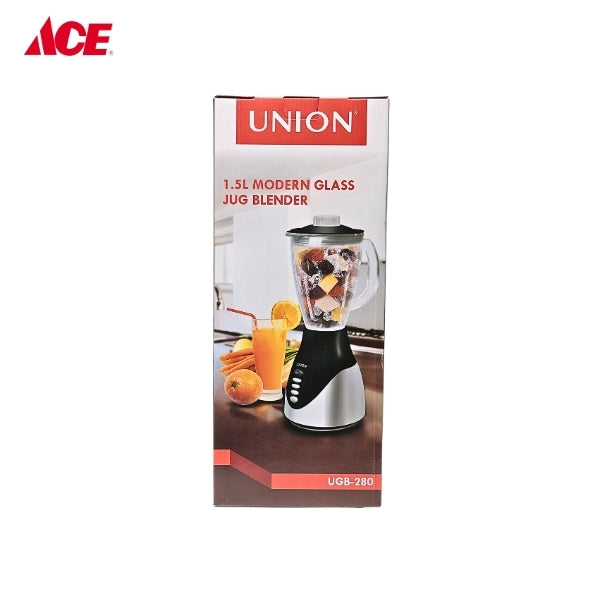 UNION 1.5L Modern Glass Jug Blender (UGB-280)