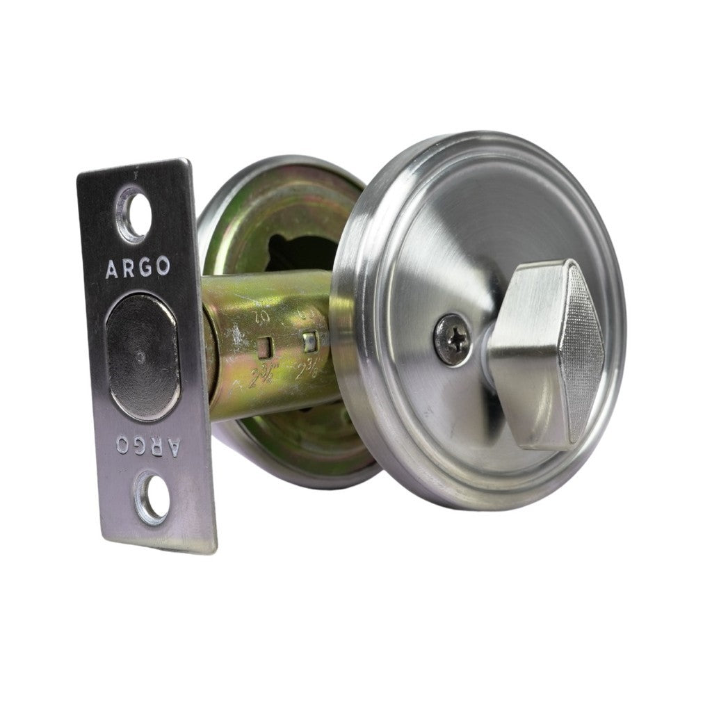 ARGO Single Cylinder Deadbolt Satin Stainless Steel