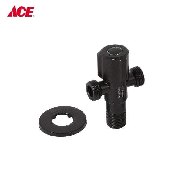 ROSCO Two Way Angle Valve - Matte Black (RO-1936)