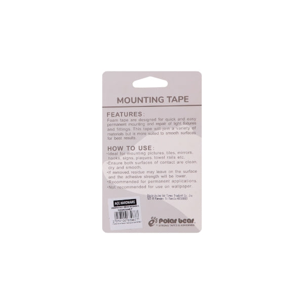 POLAR BEAR Pre-Cut Mounting Tape (MT807)