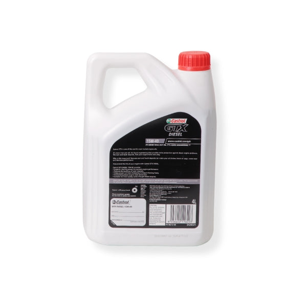 CASTROL 4L GTX Diesel Engine Oil 15W-40