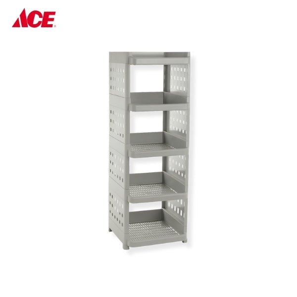 MEGABOX 5-Layer Small Utility Rack - Light Gray (MG130)