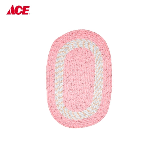 RIGHT CARE 43x66cm Oval Braided Doormat