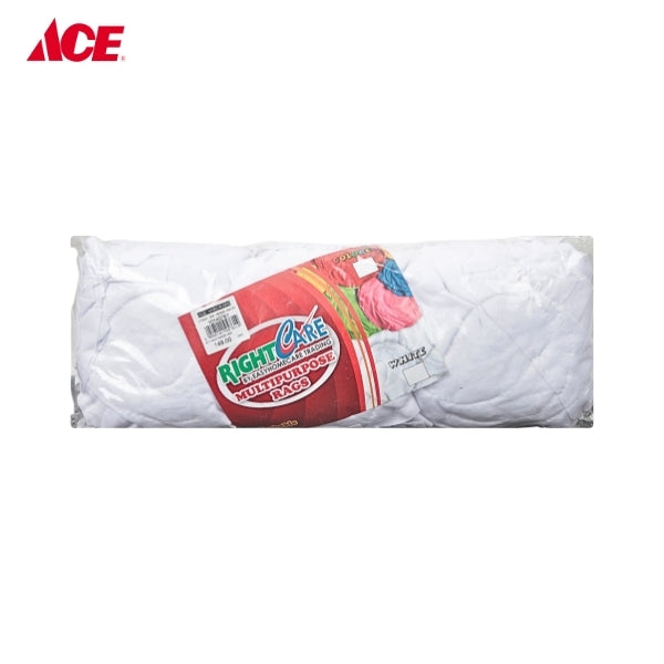 RIGHT CARE Multi-Purpose Rags - White 30'S/PK