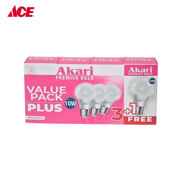 AKARI 10W Premier Bulb - Value Pack - 4pcs/pk