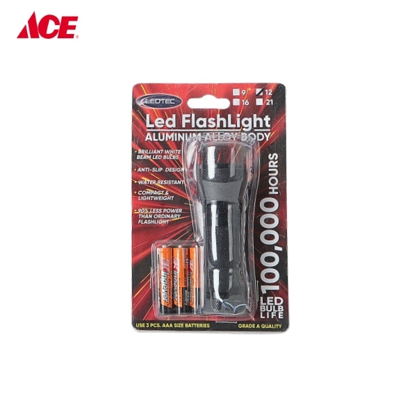 LEDTEC LED Flashlight - Black