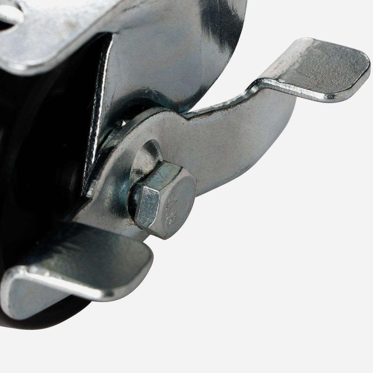 VIKING 2" Caster Swivel Brake Transport Black Nylon