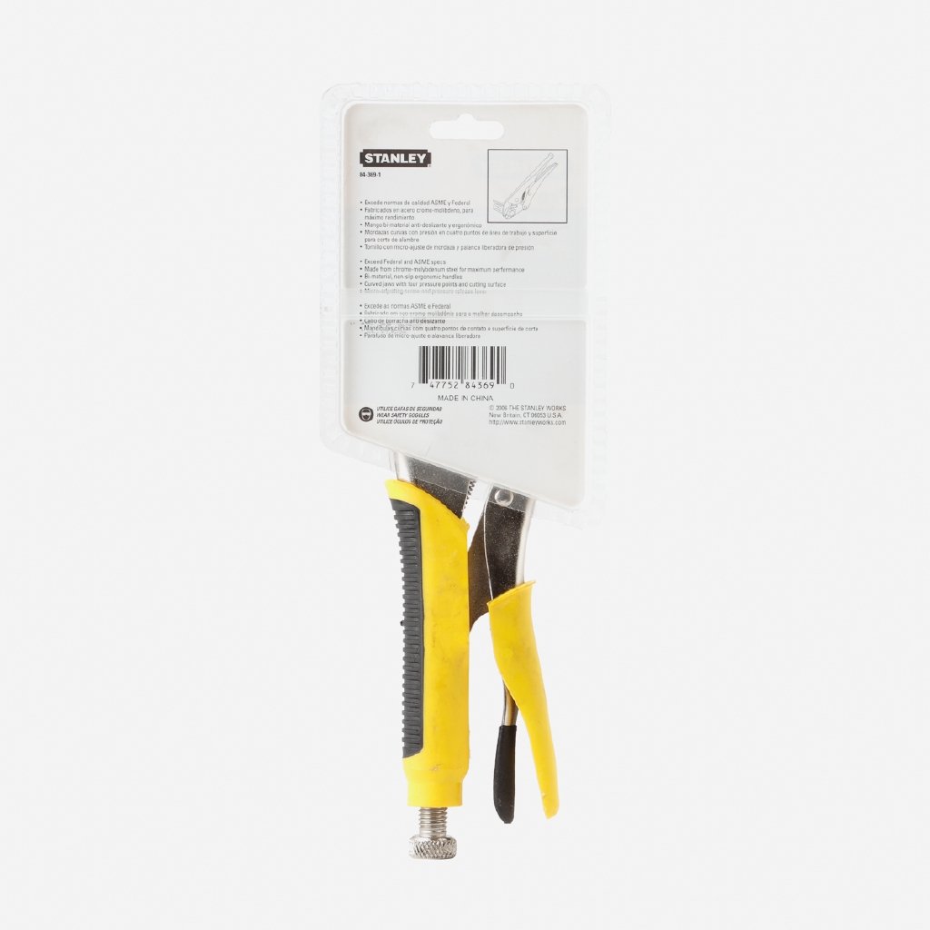 STANLEY Curved Jaw Locking Pliers 10in./254mm