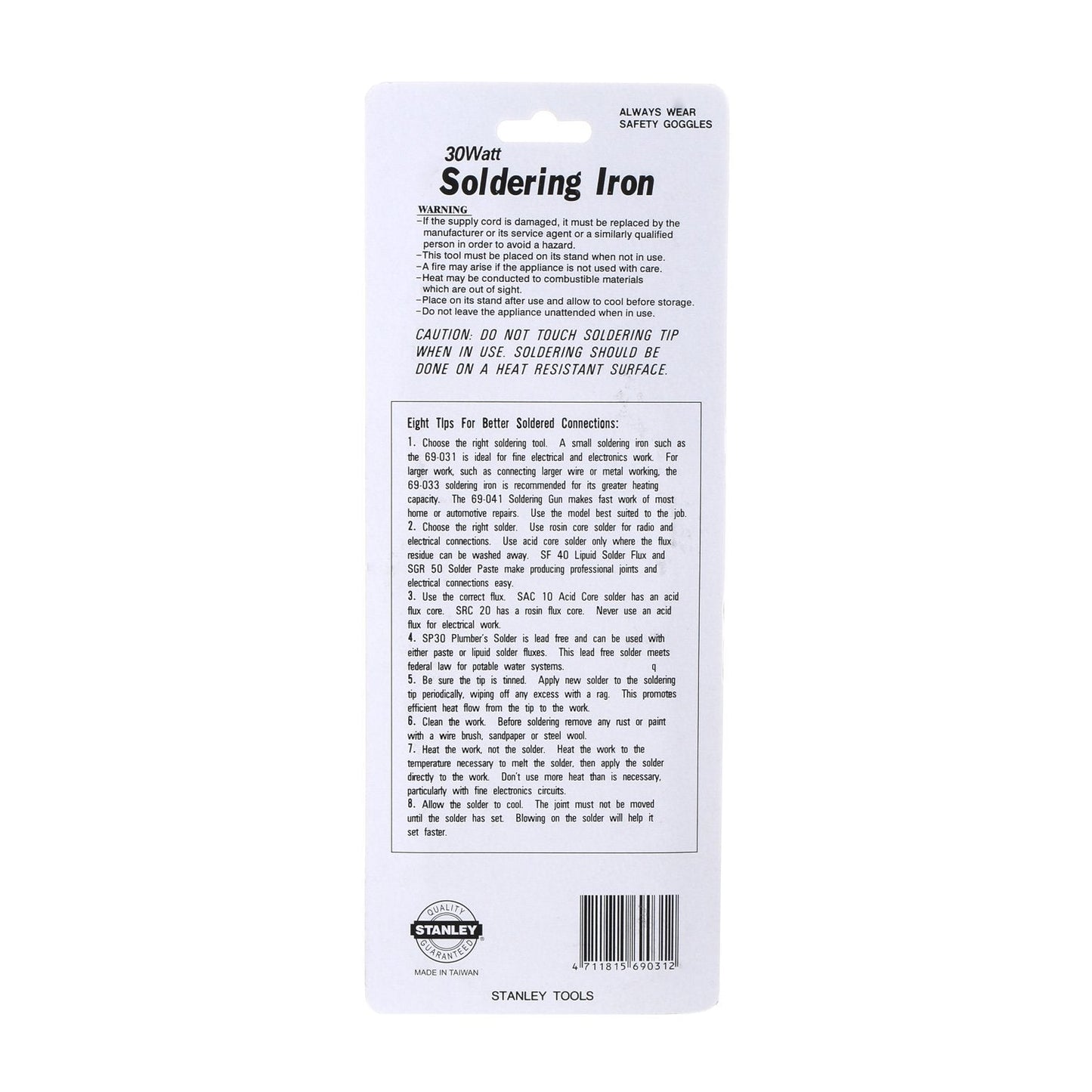 STANLEY 30W Soldering Iron (ST69031C)