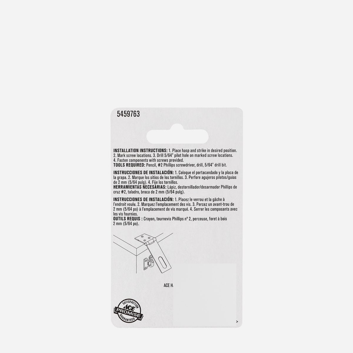 ACE Fixed Staple Hasp