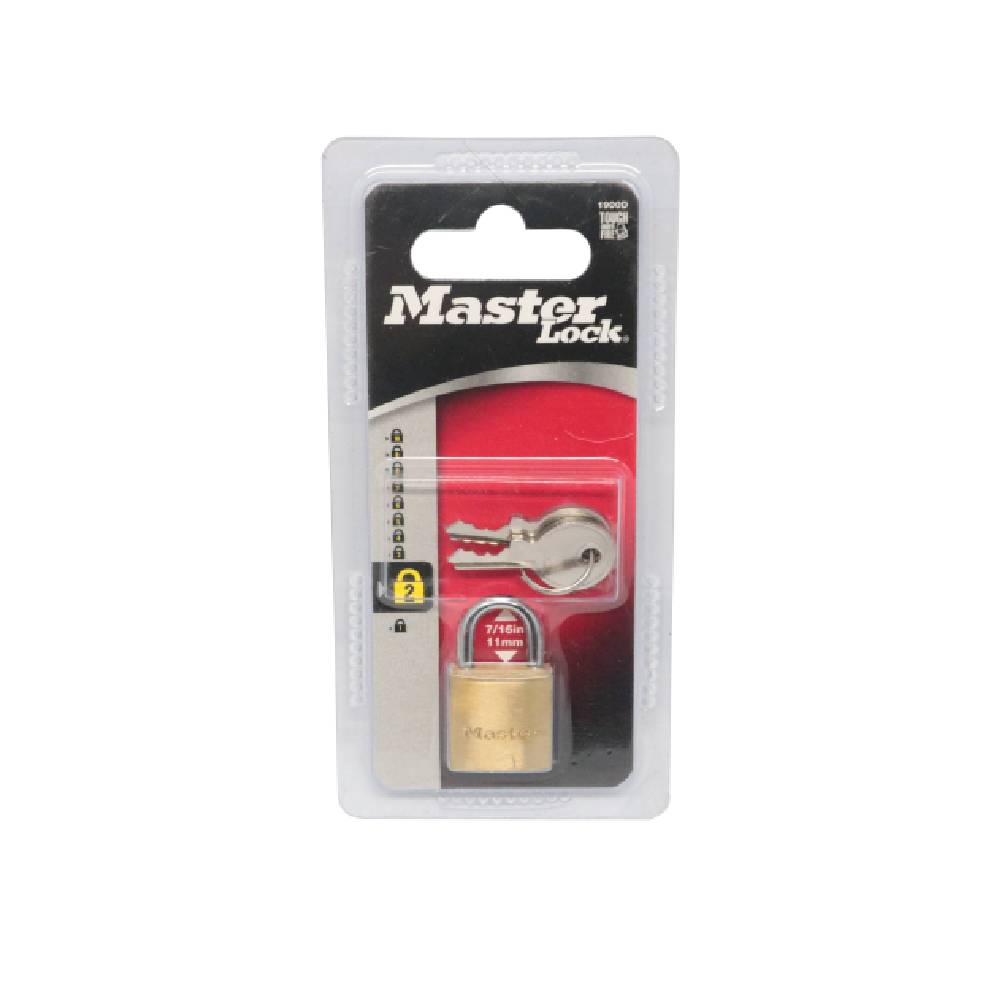 MASTER 20mm Brass Padlock with Keys