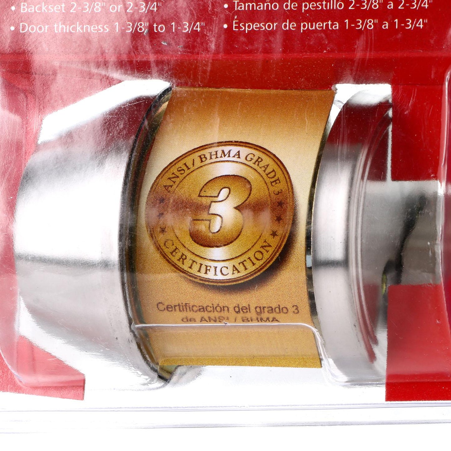 EZSET Satin Stainless Steel Single Cylinder Deadbolt Lock
