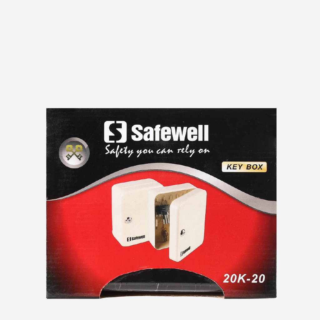 SAFEWELL 20-Key Holder Box 20K-20 β Black