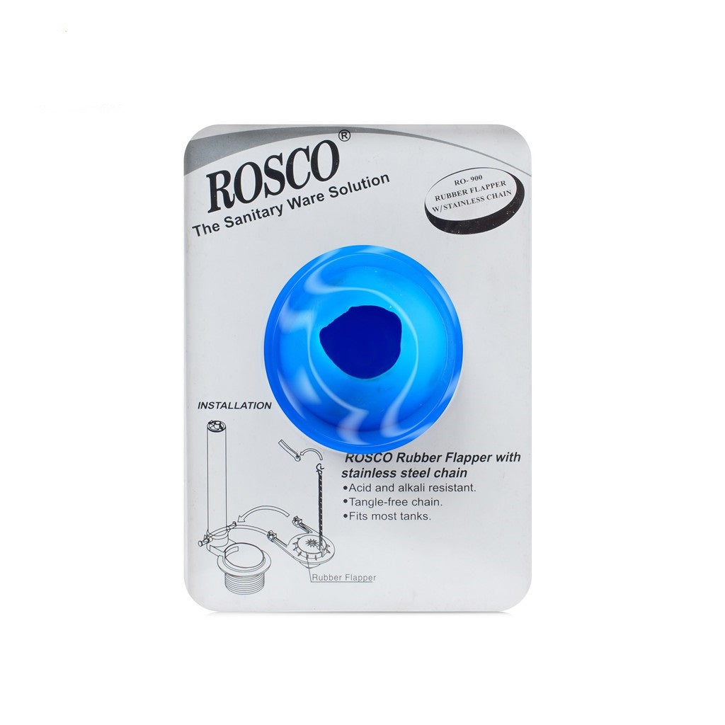 ROSCO Rubber Flapper with Stainless Chain (RO-900)