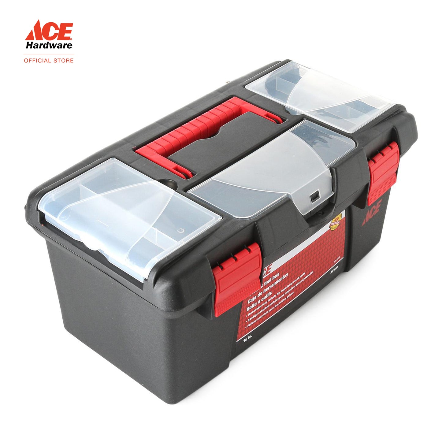 ACE 15" Plastic Tool Box