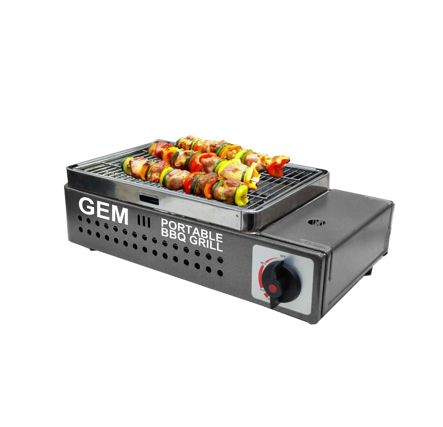 GEM Portable Butane BBQ Grill (Black)