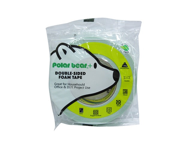 Polar Bear Double-sided Foam Tape - 24mm x 10m