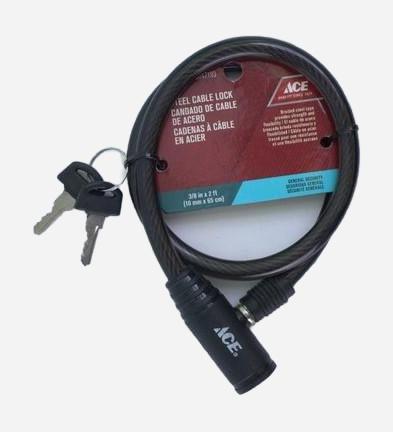 Steel Cable Lock Ace Bike Lock Combo Cable Bike Lock