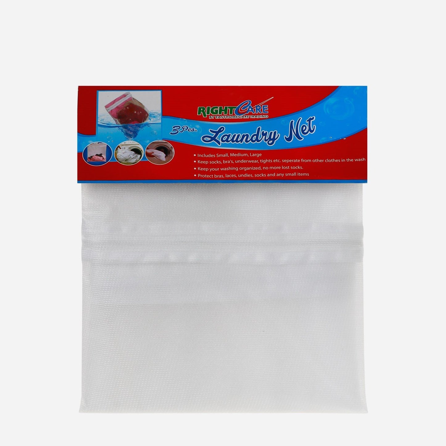 Right Care Laundry Net 3's (Small/Medium/Large)