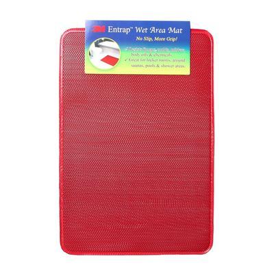 3M Entrap Wet Area Floor Mat (Red) 60x88cm
