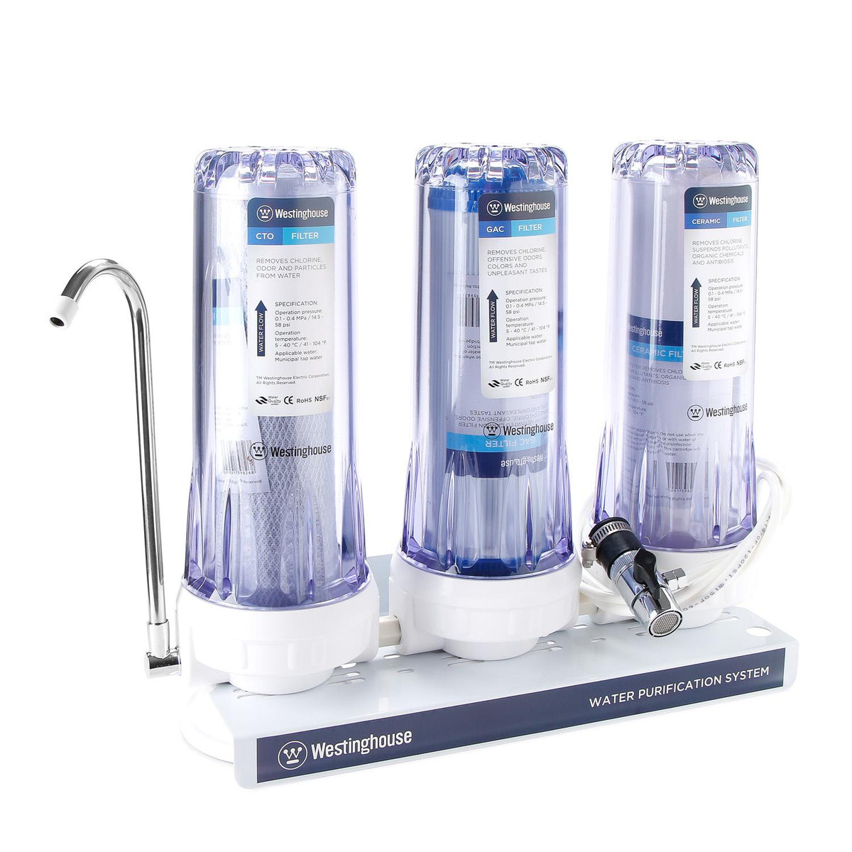 Westinghouse 3Stage Water Filter System WWWPS106A3 AHPI