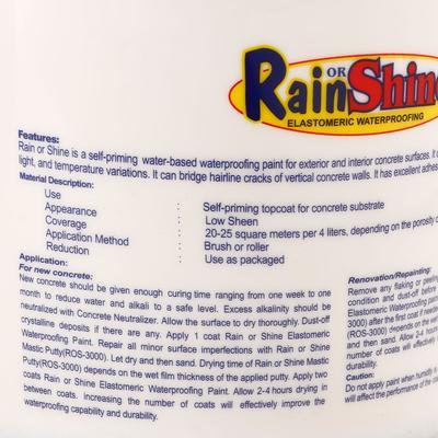Rain or Shine Elastomeric Waterproofing Paint 4L – ROS-629 Tulips – AHPI